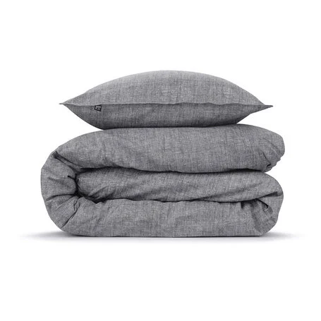 Dekbedovertrek Lino - Dark Grey