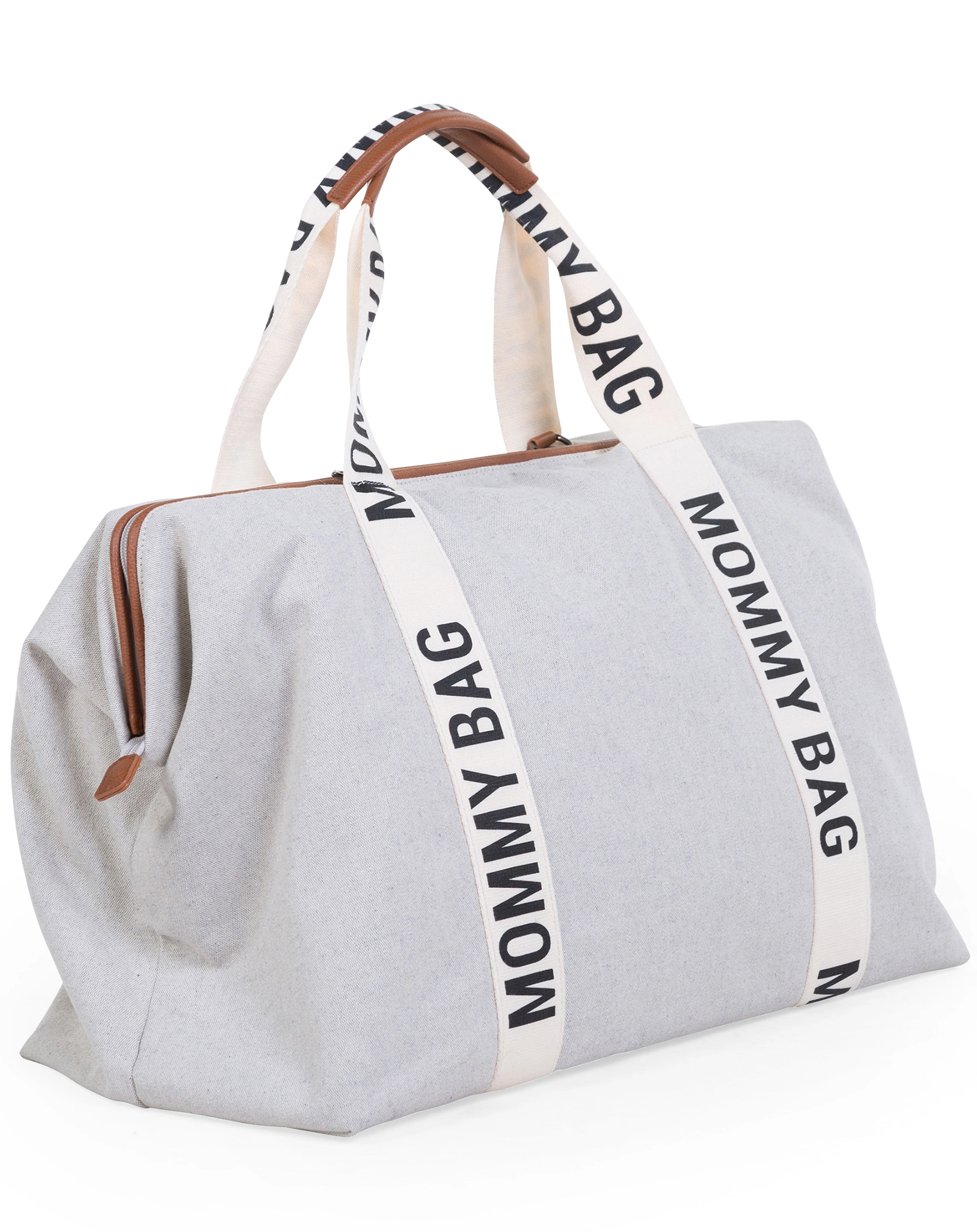 Canvas-Wickeltasche MOMMY BAG SIG (55x35x40) in offwhite