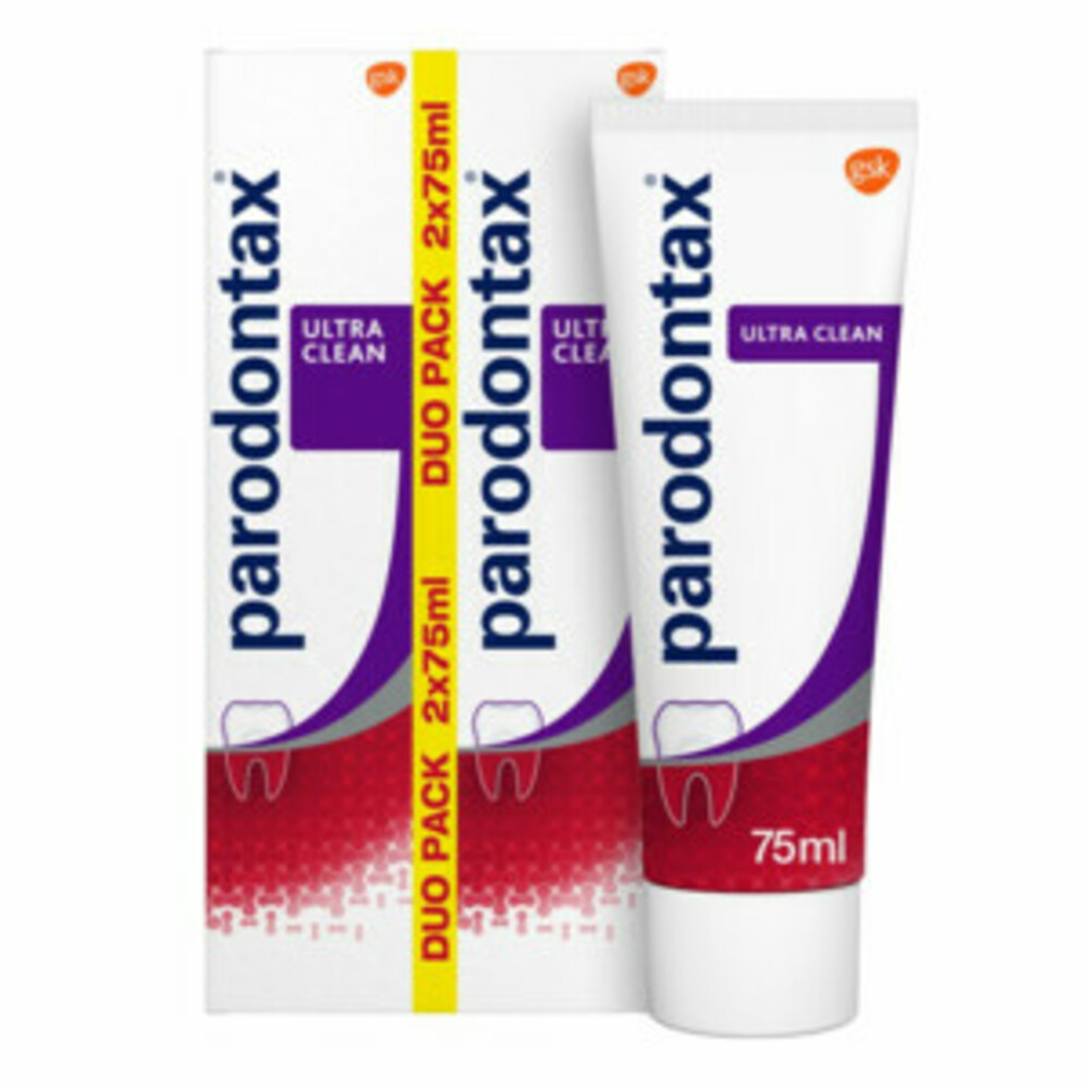 3x Parodontax Tandpasta Ultra Clean tegen Bloeden Tandvlees2 x 75 ml