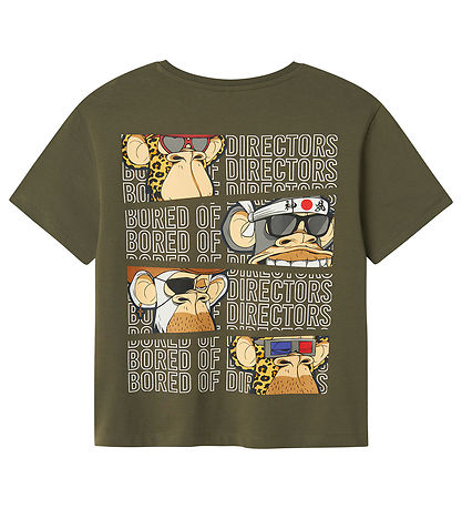 Name It T-Shirt - NkmDyn - Bored Of Directors - Dusty Olive m. A