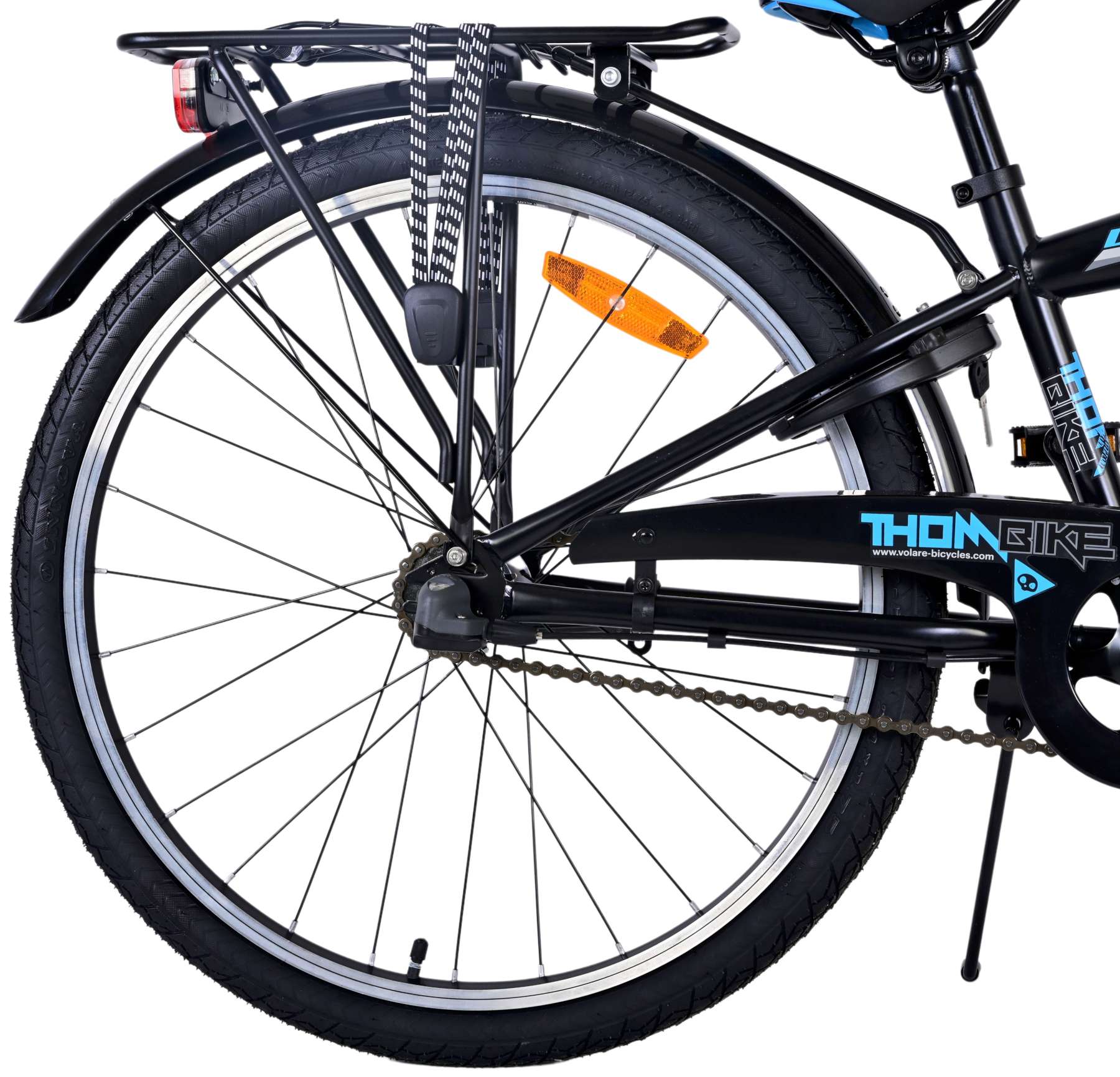 TPFSports Thombike Kinderfahrrad - Jungen - 24 Zoll - Rücktritt + Handbremse - 3 Gänge - Blau