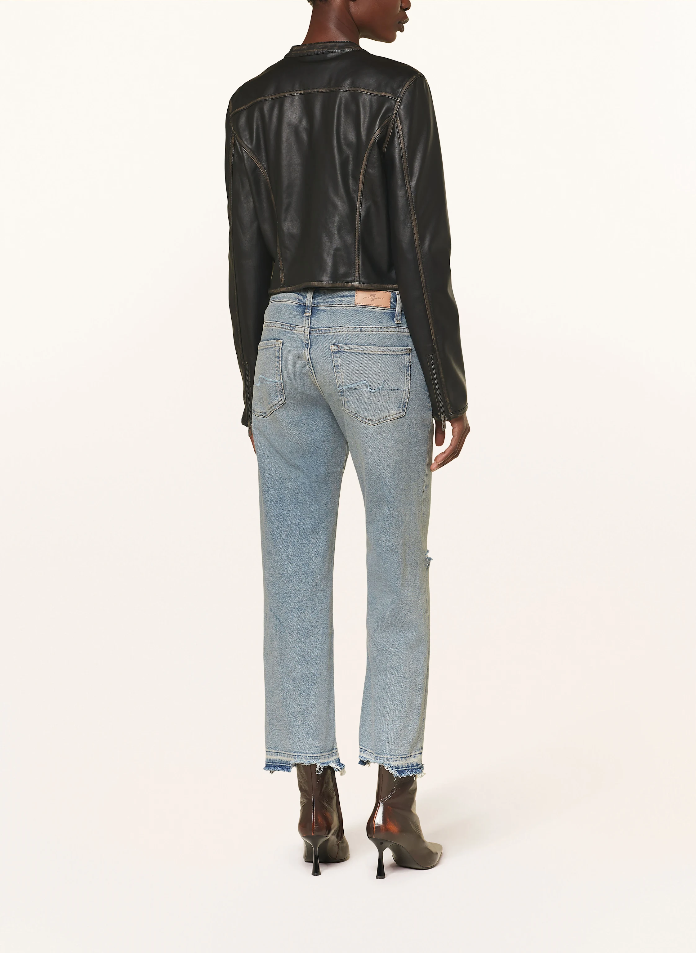 7 for all mankind Straight Jeans CALIE