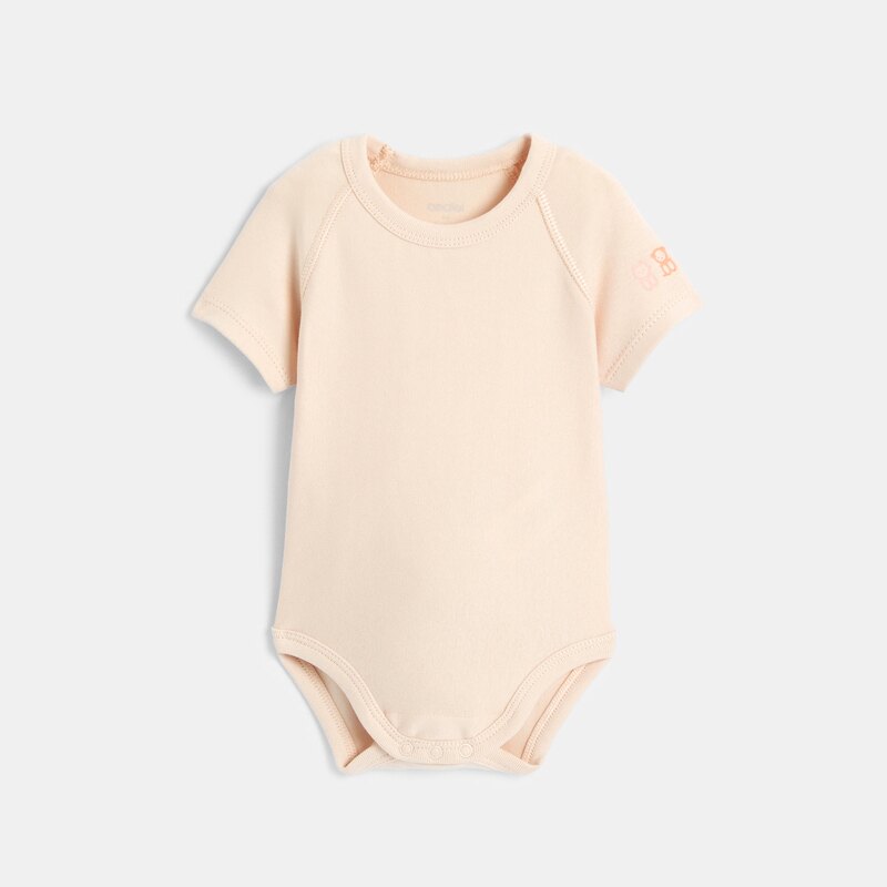 Body coton extensible 0-24 mois rose bébé mixte Rose