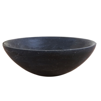 Marho Nudo waskom rond 32 x 12 cm hardsteen gezoet
