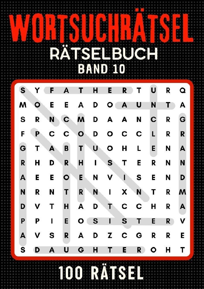 Wortsuchrätsel Rätselbuch - Band 10