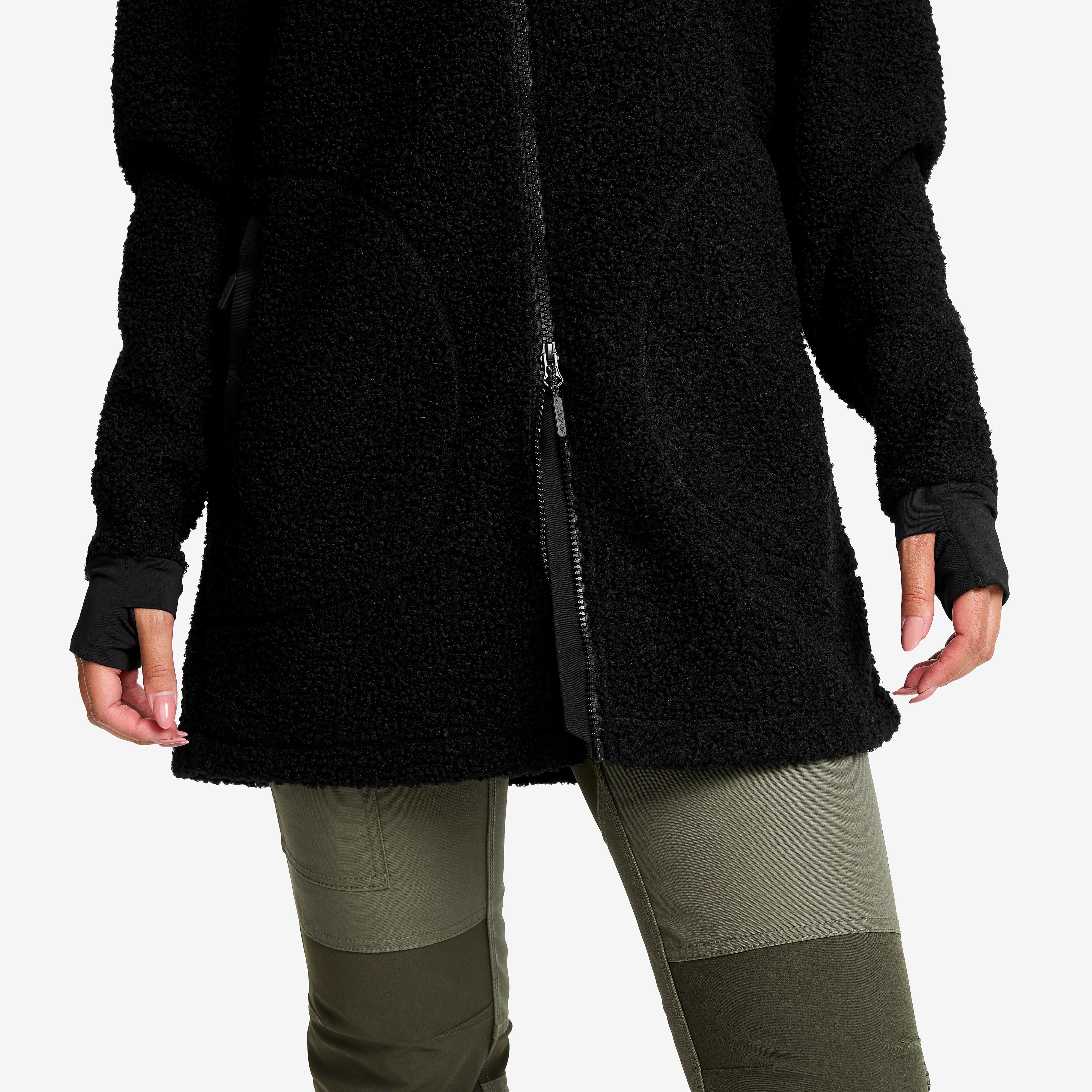 Bigfoot Long Pile Dame Jetblack