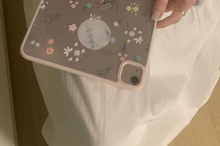 Vachie - Bloemen iPad-hoesje