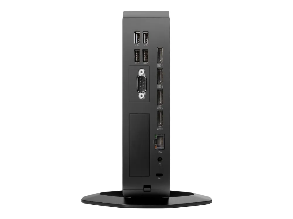 HP t740 - Tynd klient - SFF 1 x Ryzen Embedded V1756B / op til 3.6 GHz - RAM 8 GB - flash 128 GB - Radeon Vega 8 - Gigabit Ethernet - Windows 10 IoT Enterprise for Thin Clients 64-bit - skærm: ingen