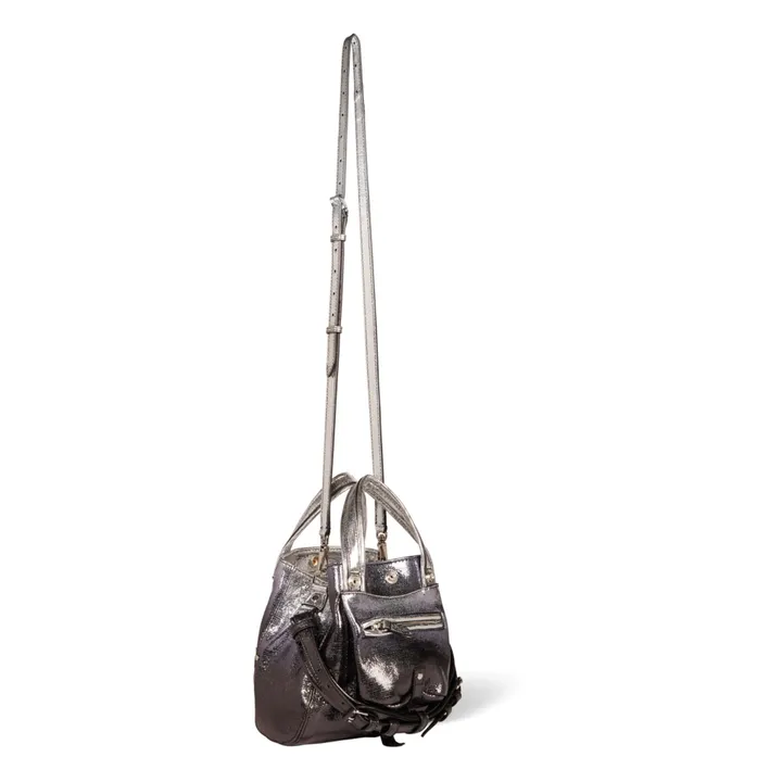 Jérôme Dreyfuss Sac Billy Nano Lamé | Argenté