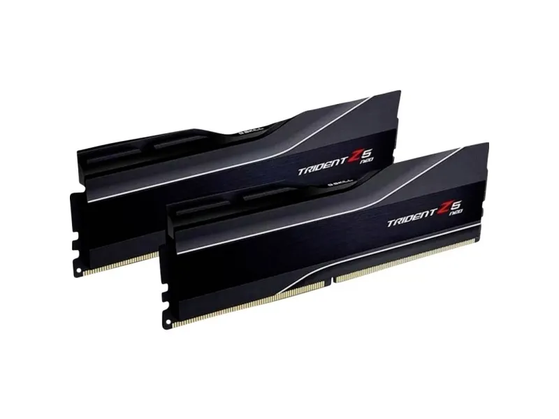G.Skill Trident Z5 Neo - DDR5 - sæt - 32 GB: 2 x 16 GB - DIMM 288-PIN - 6000 MHz / PC5-48000 - CL30 - 1.35 V - ikke bufferet - ikke-ECC - mat sort