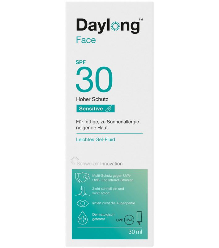 DAYLONG Sensitive Face Gel-Fluid<br>30 ml, SPF30