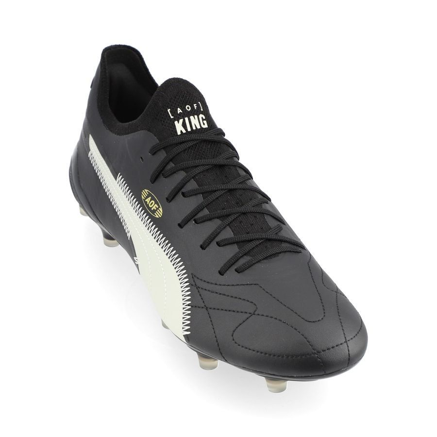 PUMA King Ultimate FG/AG Art of Football - Noir/Alpine Snow/Doré/Blanc ÉDITION LIMITÉE