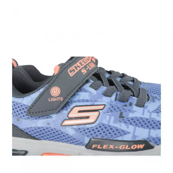 Baskets BLEU SKECHERS S-Lights Flex-Glow Taren