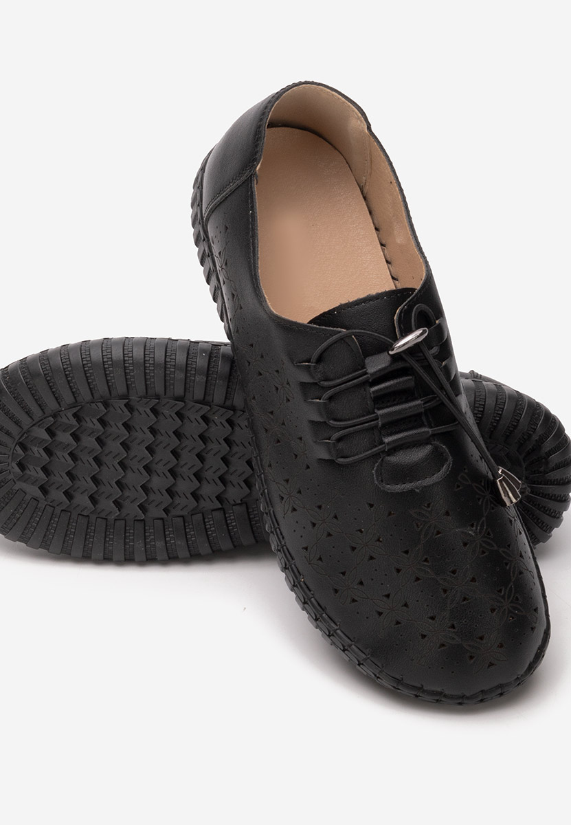 Chaussures casual femme noirs Emaly
