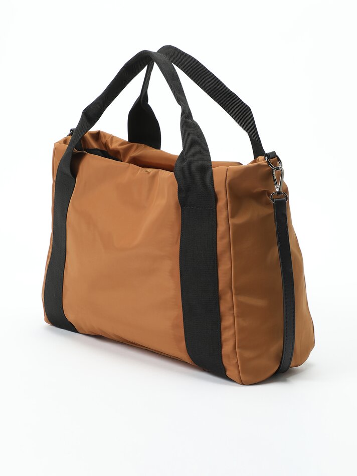 Maxi shopper bag - Marrom escuro