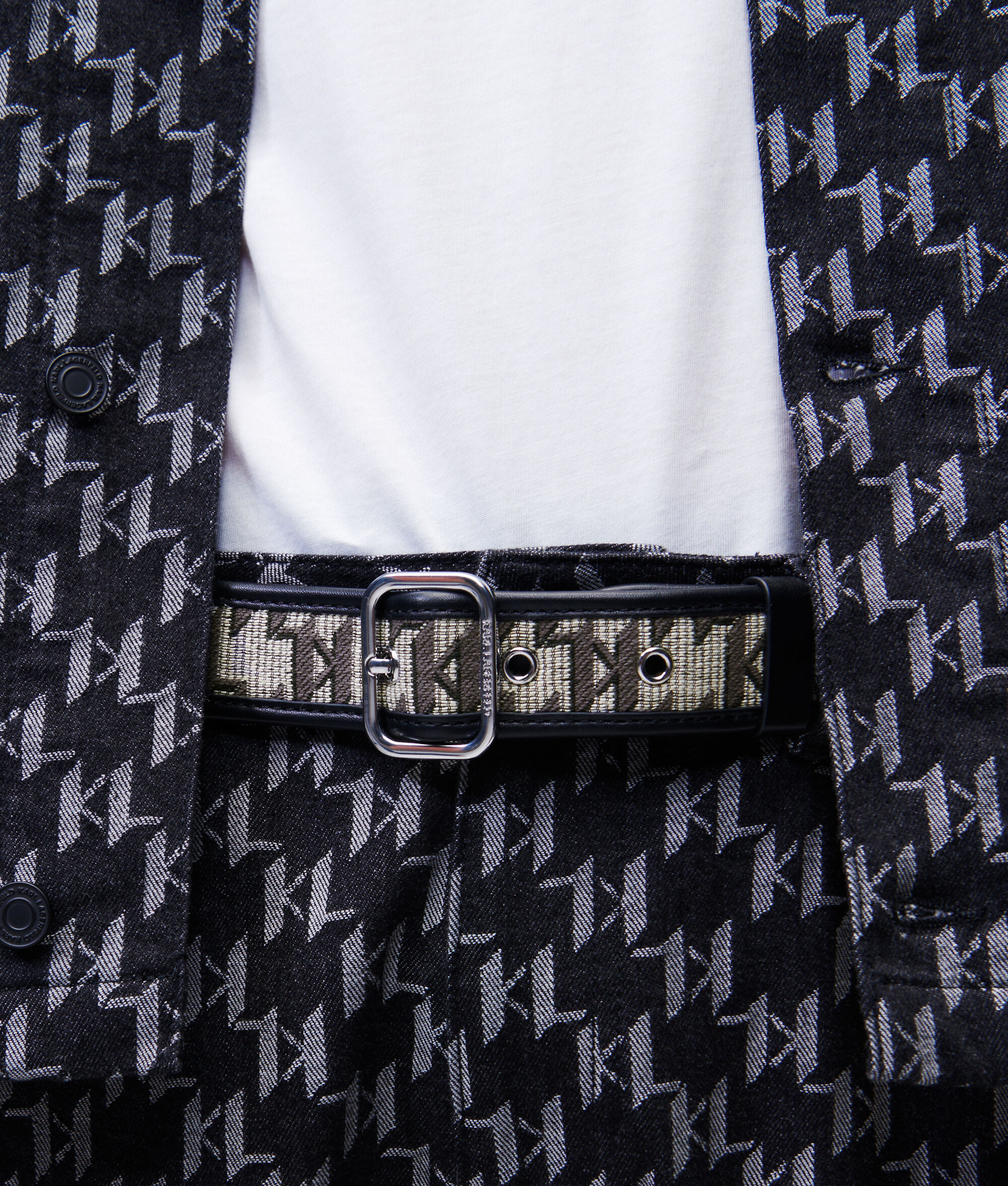 CEINTURE JACQUARD KL MONOGRAM