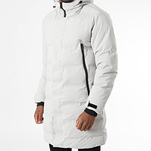 Parka Capuche Gris