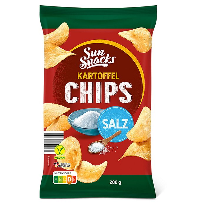 SUNSNACKS Chips Salz 200 g
