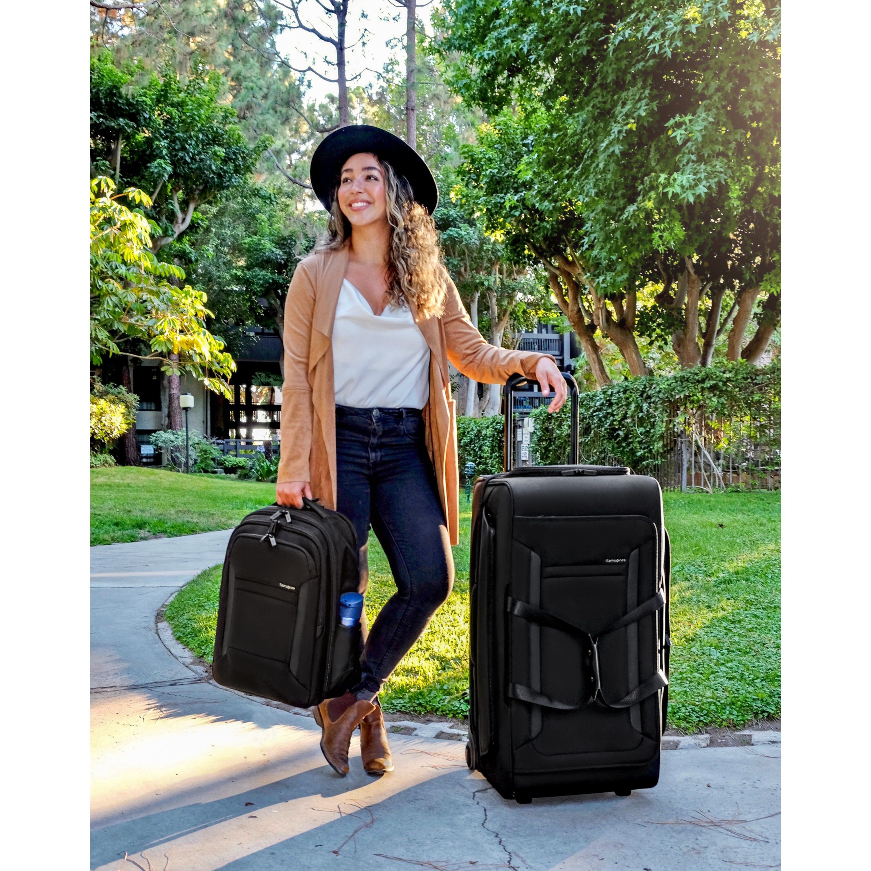 Mala de viagem Samsonite Armage II com rodas e divisória