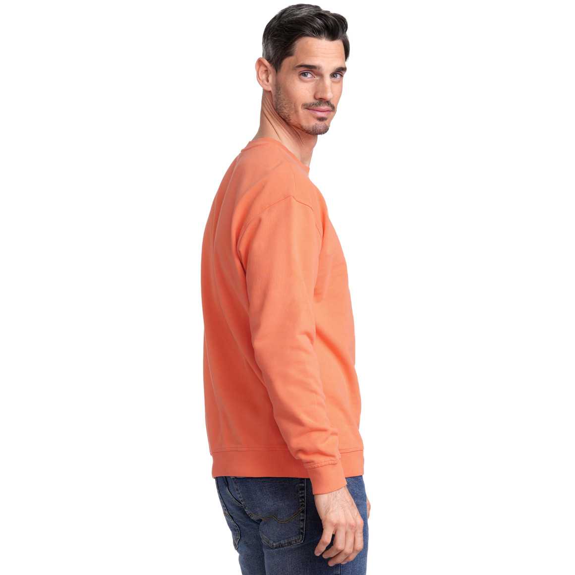 VanVaan Herren Sweatshirt unifarben orange