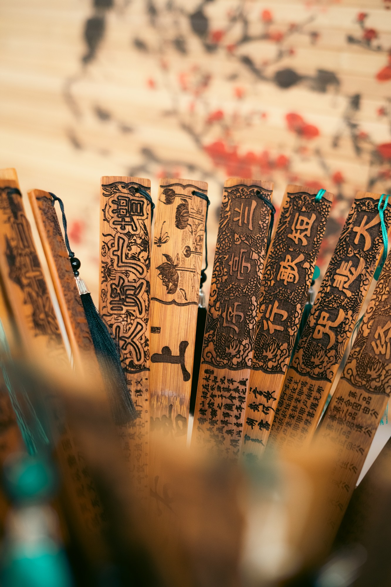 Chinesischer Schriftstab 'Drache', Bambus, L 50 cm, B 3 cm günstig bestellen