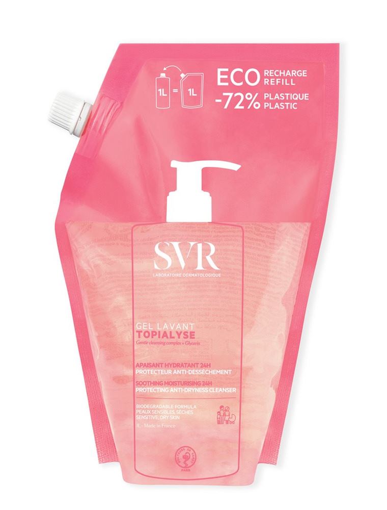 SVR TOPIALYSE Gel Lavant Gel Recharge 1000 ml