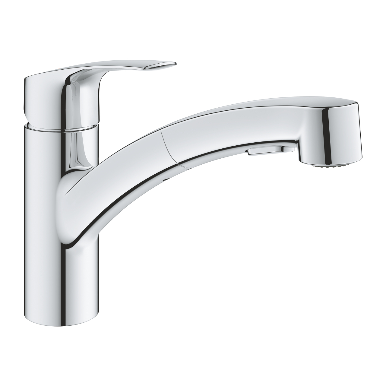 Grohe Eurosmart keukenkraan met uittrekbare handdouche chroom
