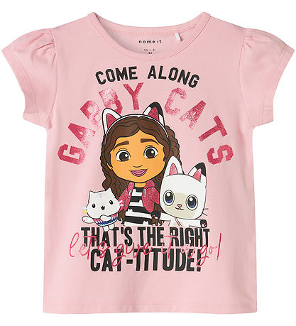 Name It T-Shirt - NmfMaba - Gabby - Cameo Pink