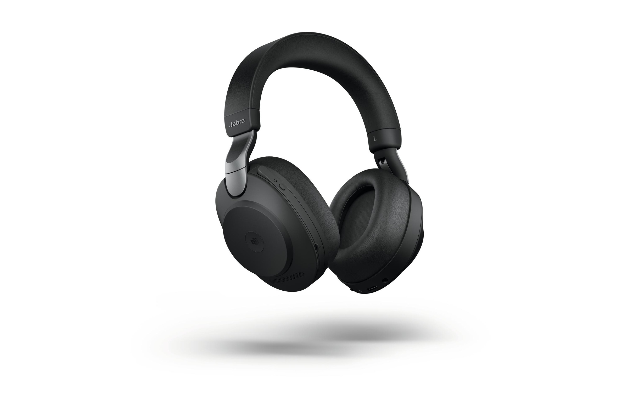 Jabra Headset »Evolve2 85 DUO MS Schwarz, USB-C, Ladestation«