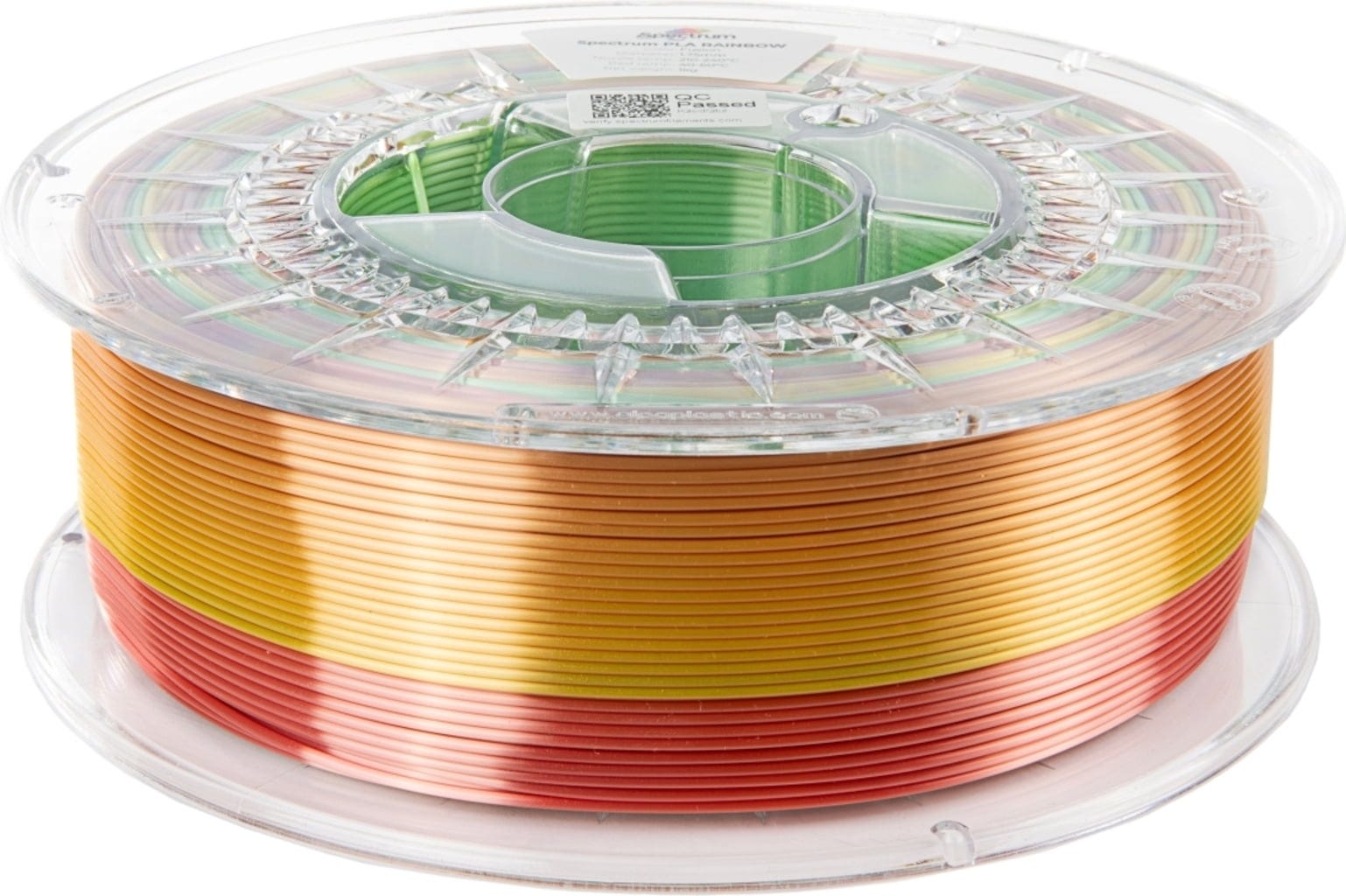 Spectrum  PLA Silk Rainbow Fusion, 1,75 mm / 1000 g    PLA Material mit Farbverläufen & Satineffekt
