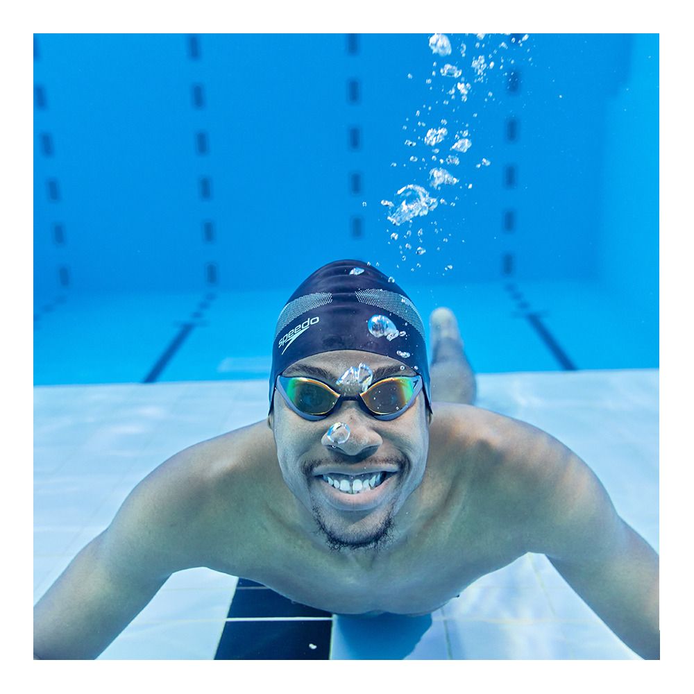 Speedo FASTSKIN PURE FOCUS - Lunettes natation blackred