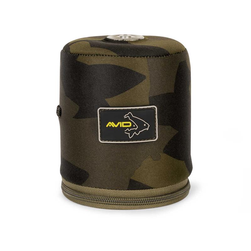 Housse De Protection Avid Carp Camo Neoprene Gas Canister Holder