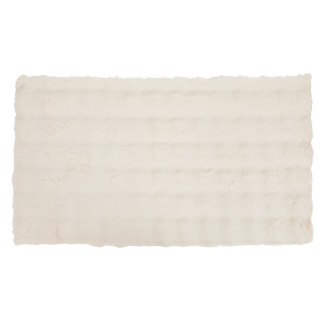 Vloerkleed van imitatiebont 60 x 110 cm | diverse kleuren