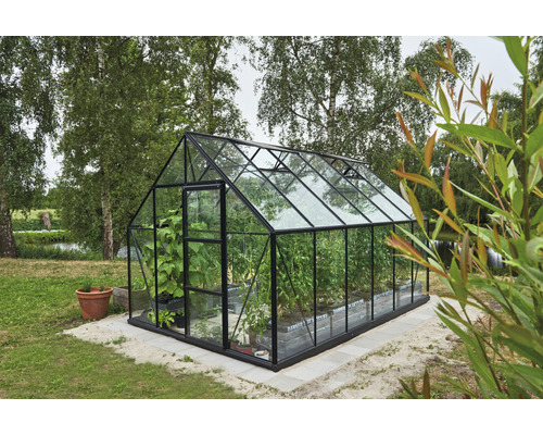 Kas Halls Universal 128, veiligheidsglas 3 mm, 257 x 384 cm, zwart