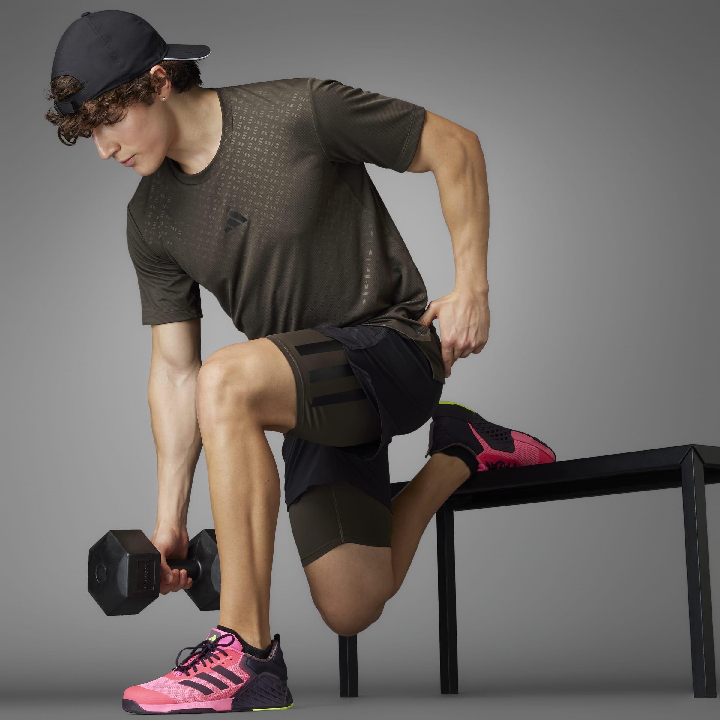 adidas Power Workout Two in One Shorts Mens
