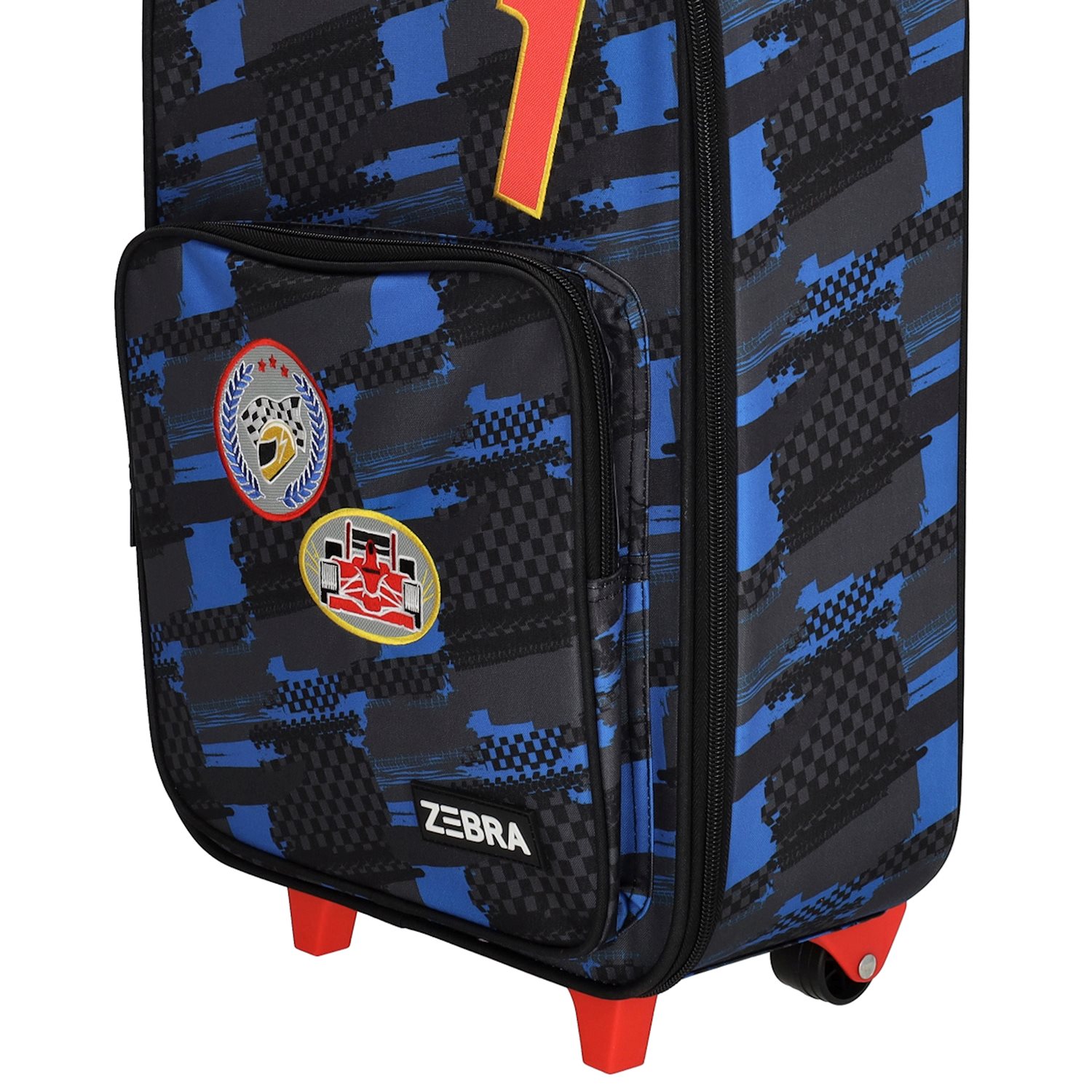 Zebra Trends Trolley Adventure racecar black