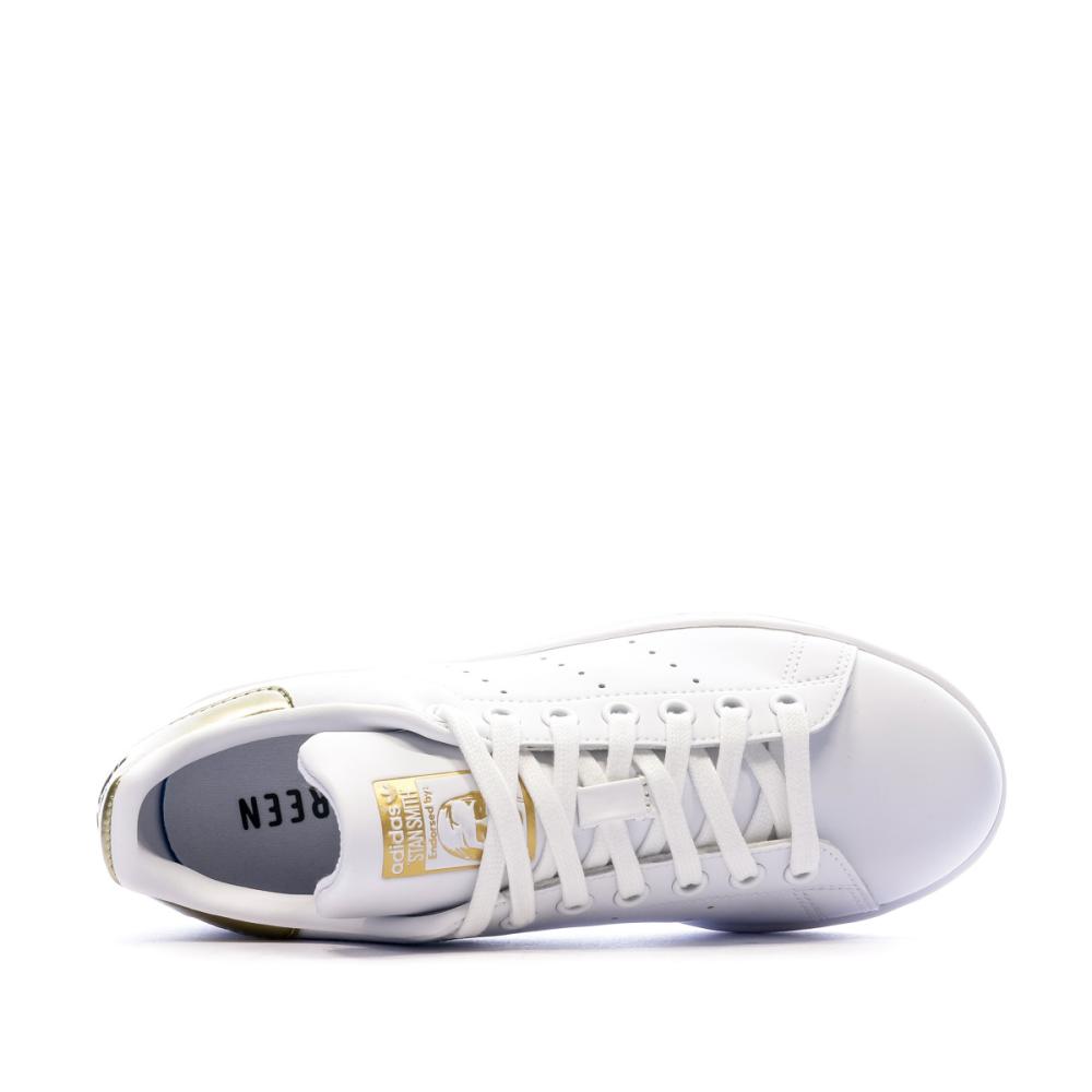 Adidas Stan Smith Baskets Blanches /Dorées Femme Adidas
