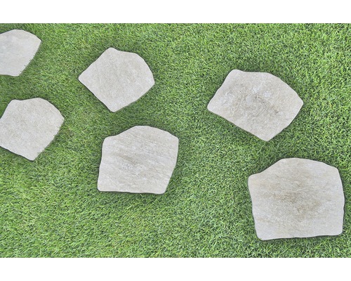 FLAIRSTONE Stapsteen Porselein Steengoed Gouden Woestijn 42 x 36 x 2 cm