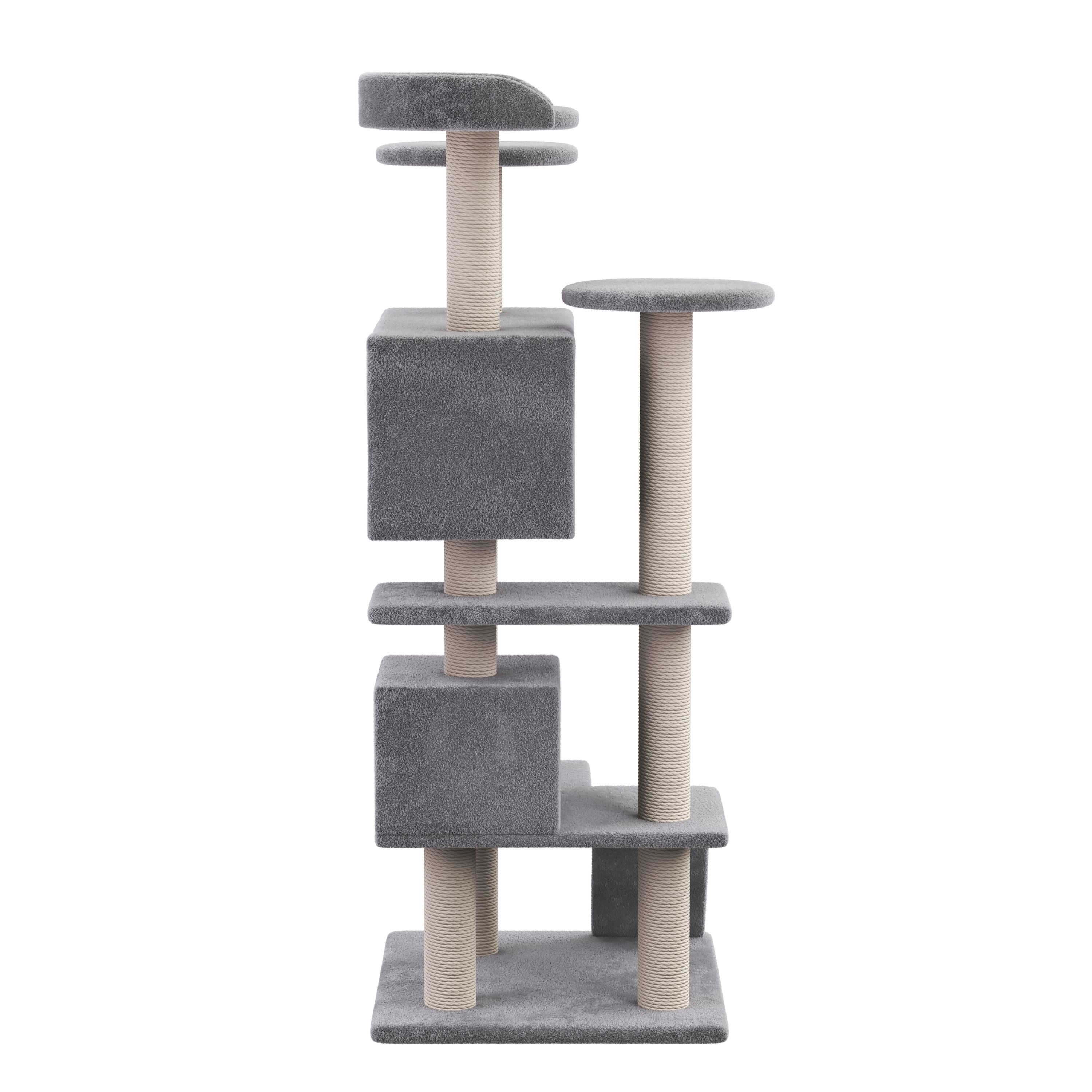 Katzenbaum NELLY 131 cm grau