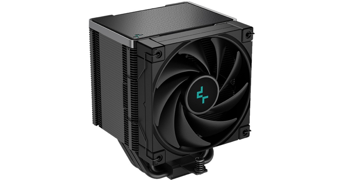 DeepCoolAK500 Zero Dark CPU-koeler  (Zwart, 4-pin PWM fan-connector)