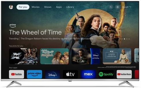 Sharp Aquos 55GP6260 - 55 inch 4K UHD QLED met Google TV