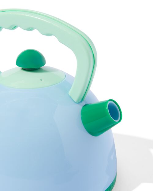 bouilloire sifflante Ø13x13 bioplastique bleu