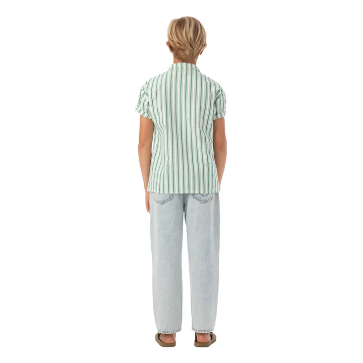 Piupiuchick Chemise Rayure | Vert