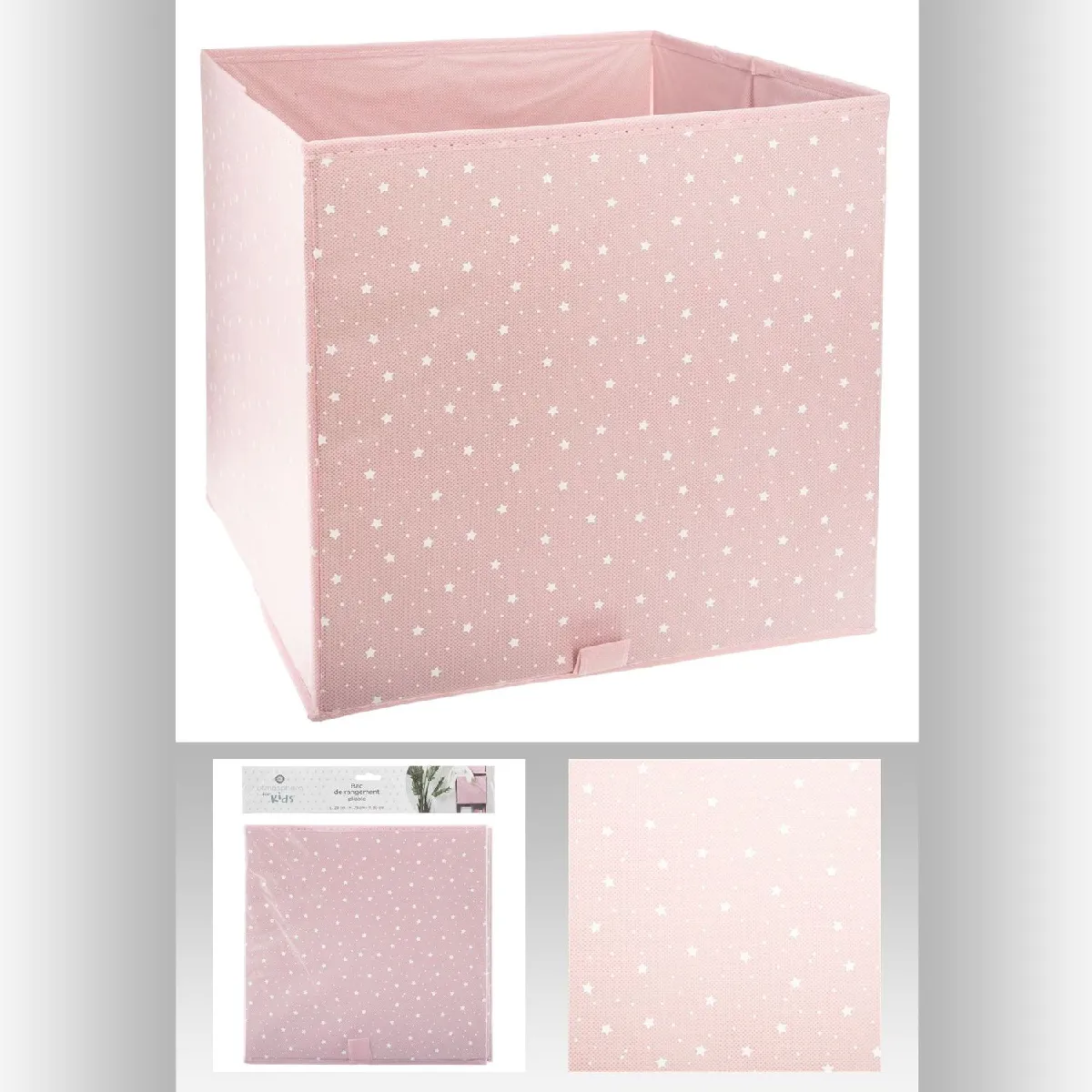 Atmosphera, Createur D'Interieur Atmosphera Bac de rangement étoile - Rose