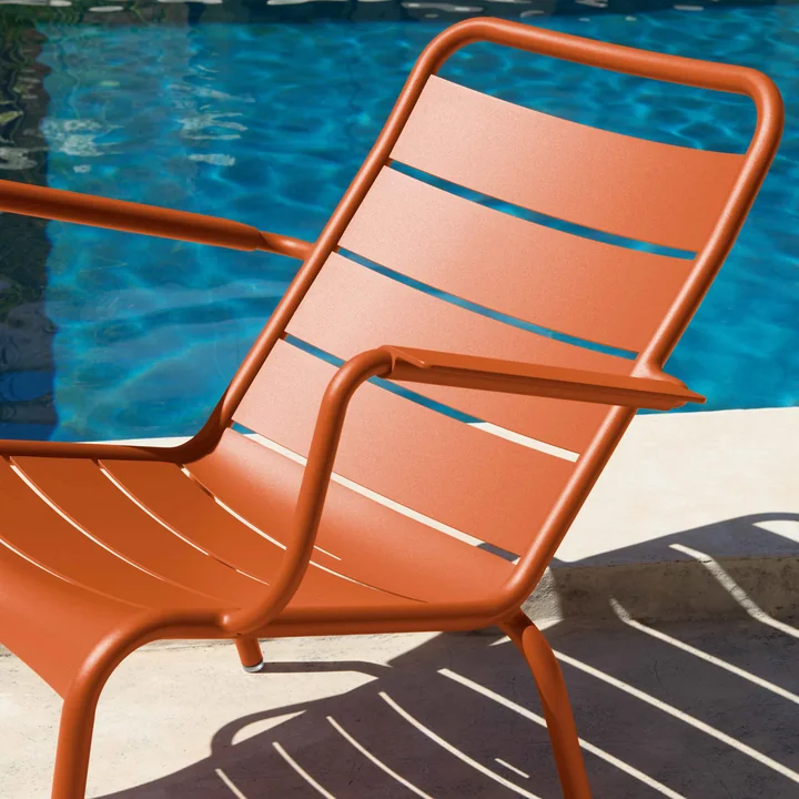 Fermob - Luxembourg Tiefer Sessel, maya blue