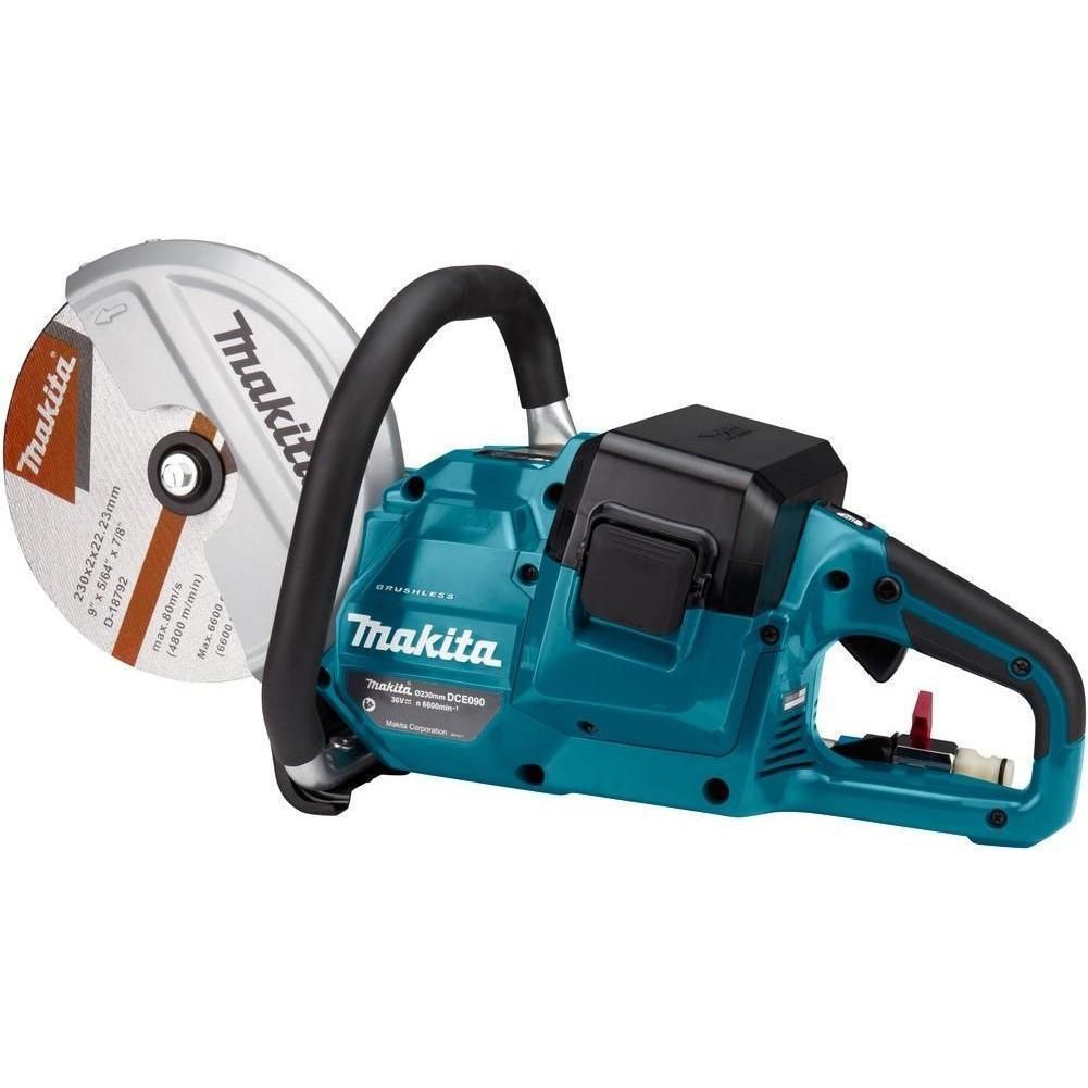 Makita DCE090T2X1 Accu Doorslijpmachine 230mm 2x18V 5.0Ah
