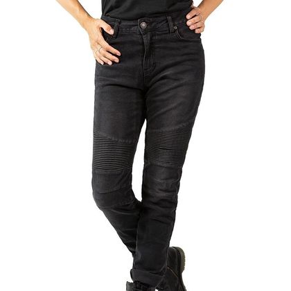 Jean John Doe BETTY BIKER LONGUEUR 32 - Slim - Noir
