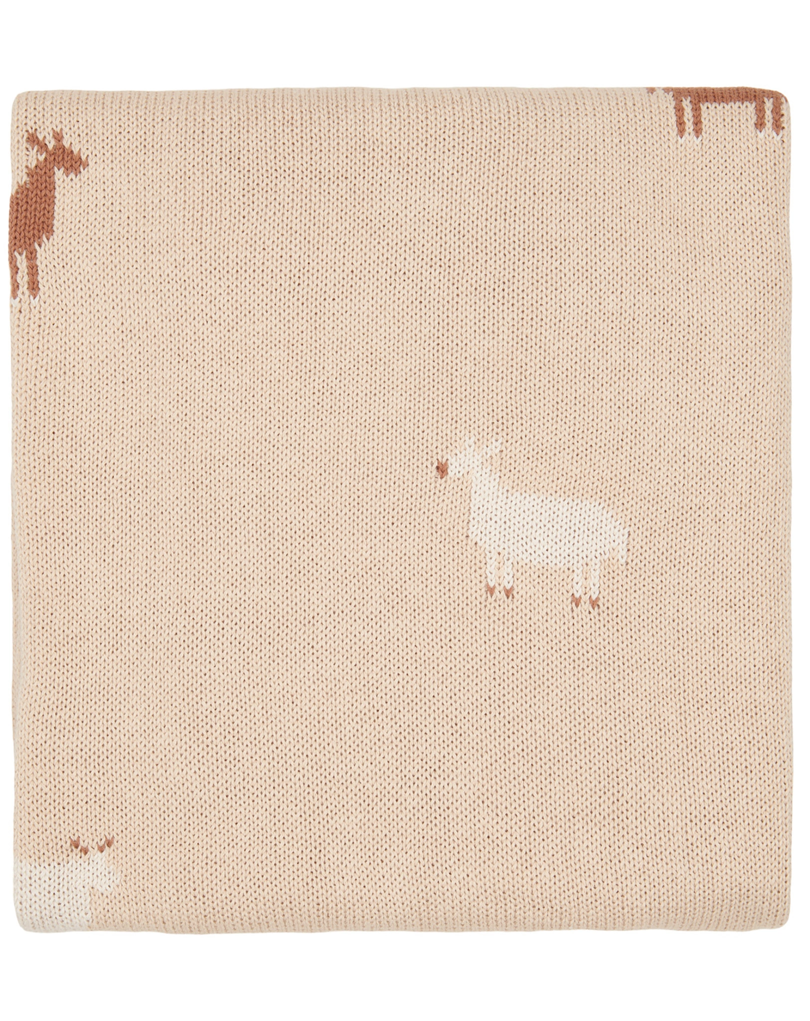 Babydecke GOAT VALLEY (75x90) in sand