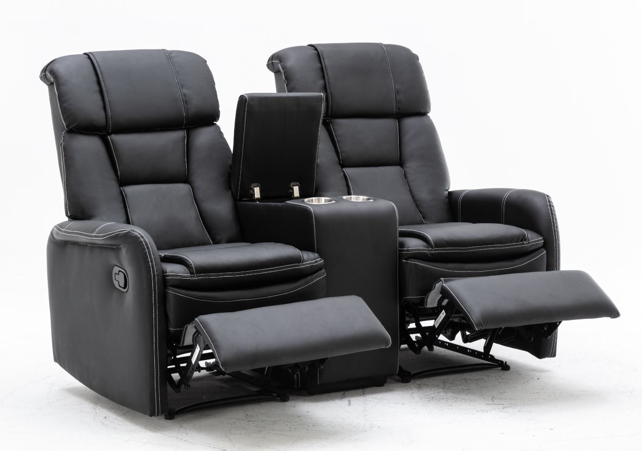 Happy Home Home-Cinema 2-Sitzer HSS09-SCH - Schwarz