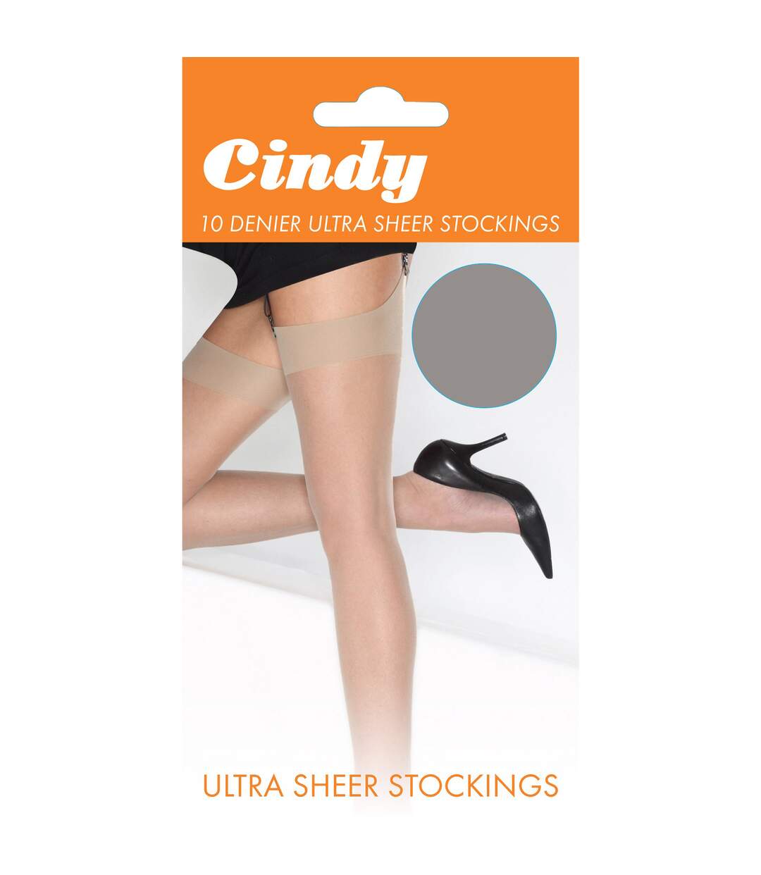 Cindy - Bas pour porte-jarretelles ultra satinés (1 paire) - Femme (Diamant) - UTLW112